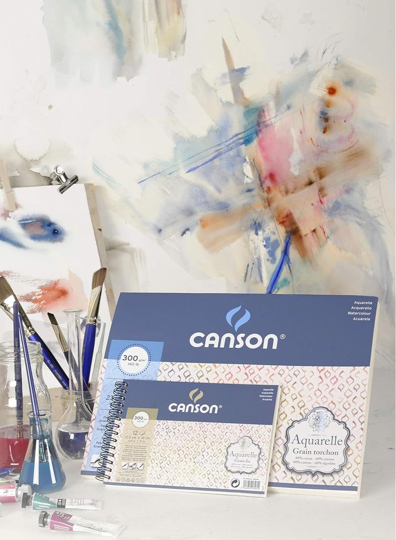 Canson Aquarelle Cotton60% 36*25cm -300gm - Image 4