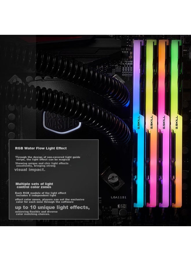 G.skill 32gb Kit Ddr4 3600mhz Desktop Memory - Trident Z Rgb Light Bar - Image 2