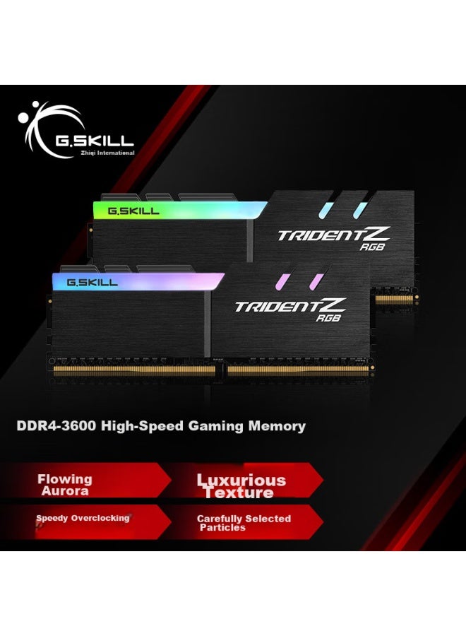 G.skill 32gb Kit Ddr4 3600mhz Desktop Memory - Trident Z Rgb Light Bar - Image 1