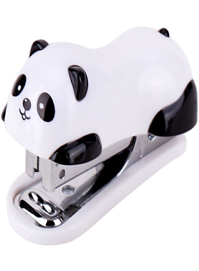 Unigift Mini Cartoon Panda Stapler Set For Student Use Office Desktop Stationery - Image 1