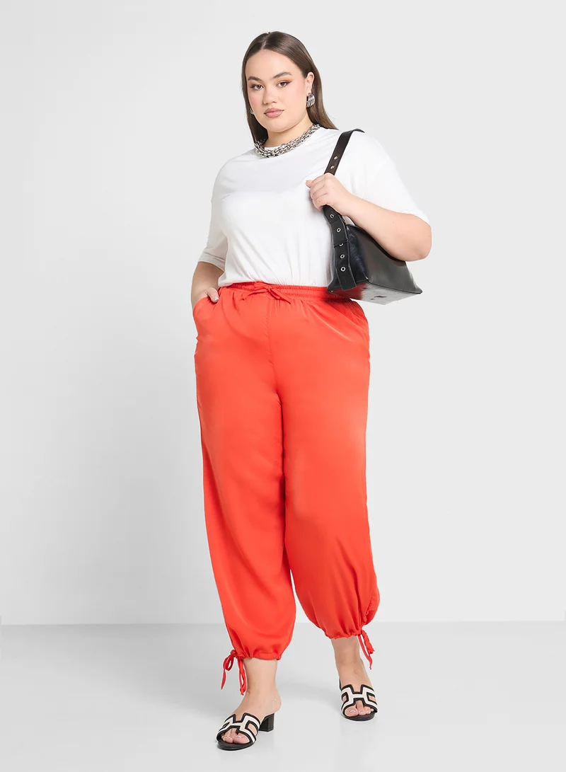 Ginger Plus Elasticised Waist Relaxed Fit Pants