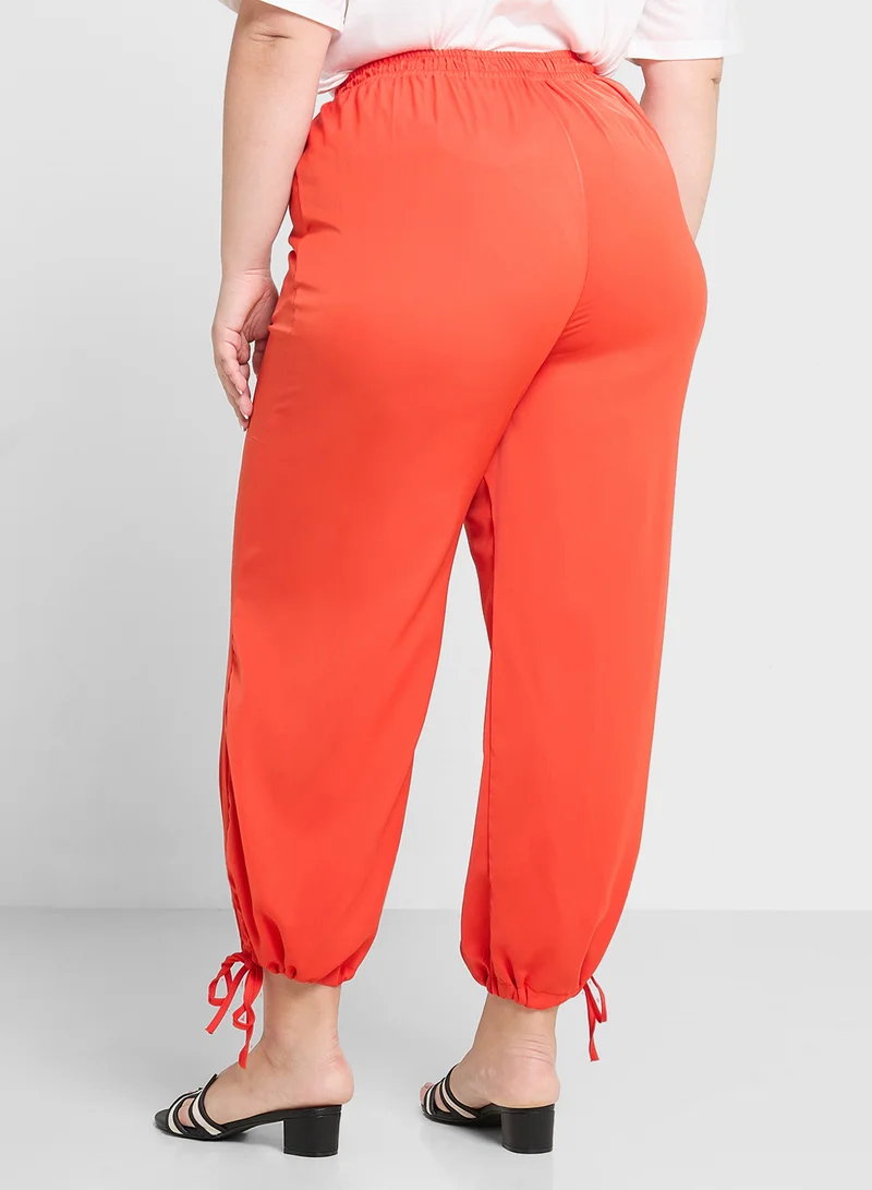 Ginger Plus Elasticised Waist Relaxed Fit Pants