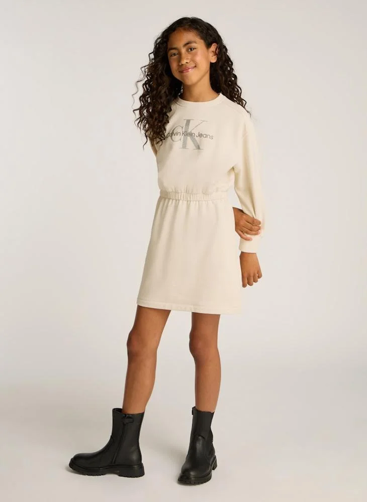 كالفن كلاين جينز Youth Graphic Logo Dress