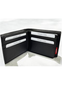 MARIO DRAFTS Mario Drafts Leather Bifold Wallet for Men, Dark Brown  - Image 3
