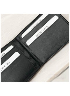 MARIO DRAFTS Mario Drafts Leather Bifold Wallet for Men, Dark Brown  - Image 4