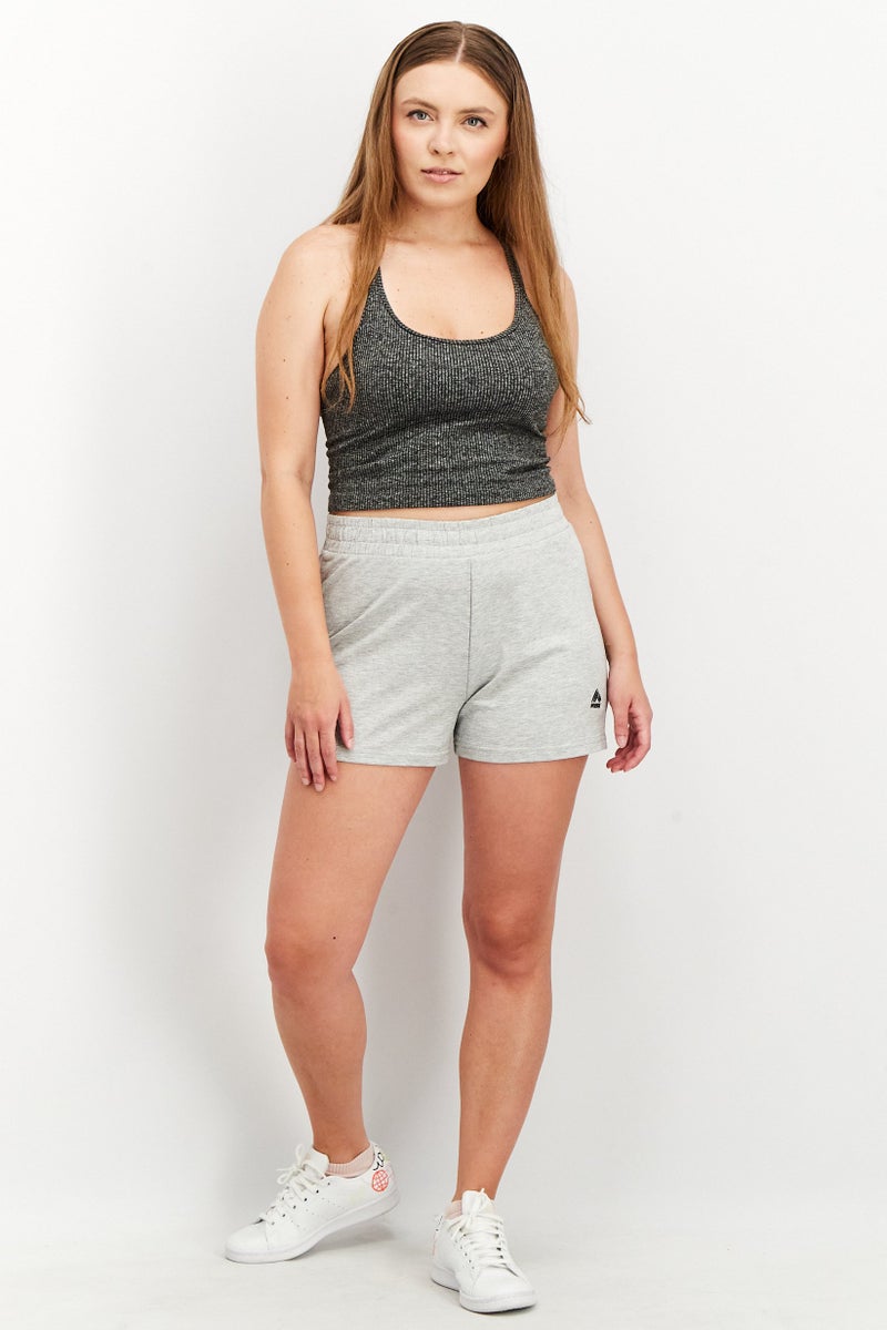 RBX Women Sportswear Fit Training Shorts, Grey - Image 2