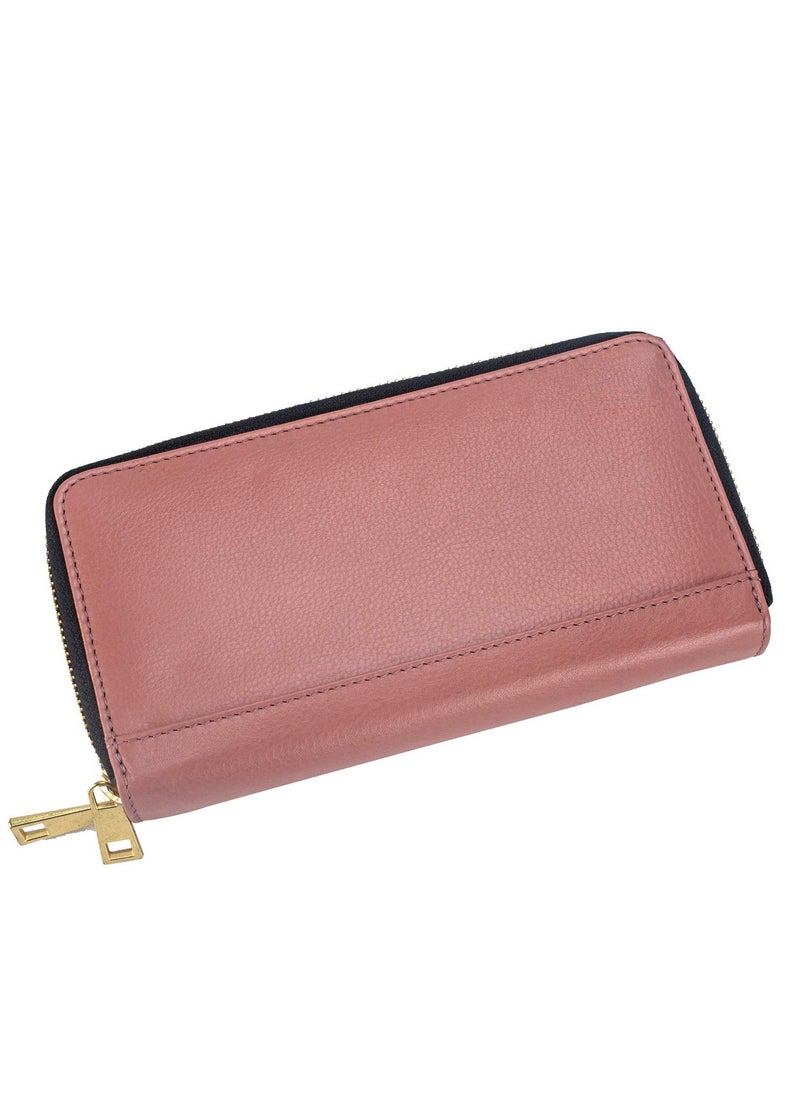 HORNBULL Light Pink Leather Wallet for Women and Designer Ladies Wallet for Women  - Image 5
