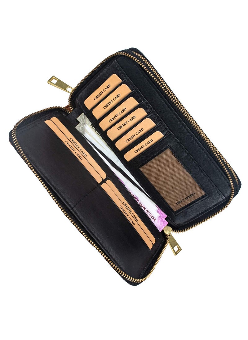 HORNBULL Light Pink Leather Wallet for Women and Designer Ladies Wallet for Women  - Image 2