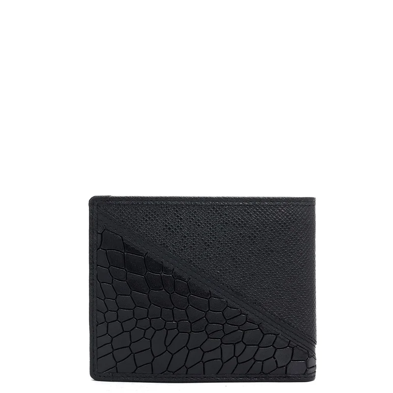 Da Milano  Black Bifold Leather Mens Wallet for Men | Best Price UAE