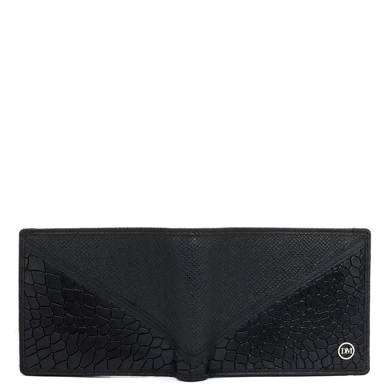 Da Milano  Black Bifold Leather Mens Wallet for Men | Best Price UAE