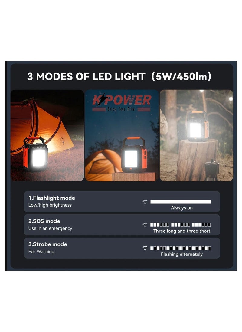 K POWER - Portable Power Station 48000mAh 172.8Wh 200W 220V - Image 1
