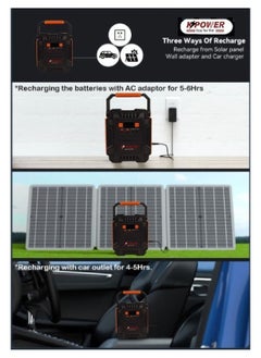 K POWER محطة طاقة محمولة 48000 مللي أمبير 172.8 وات في الساعة 200 وات 220 فولت  - Image 5