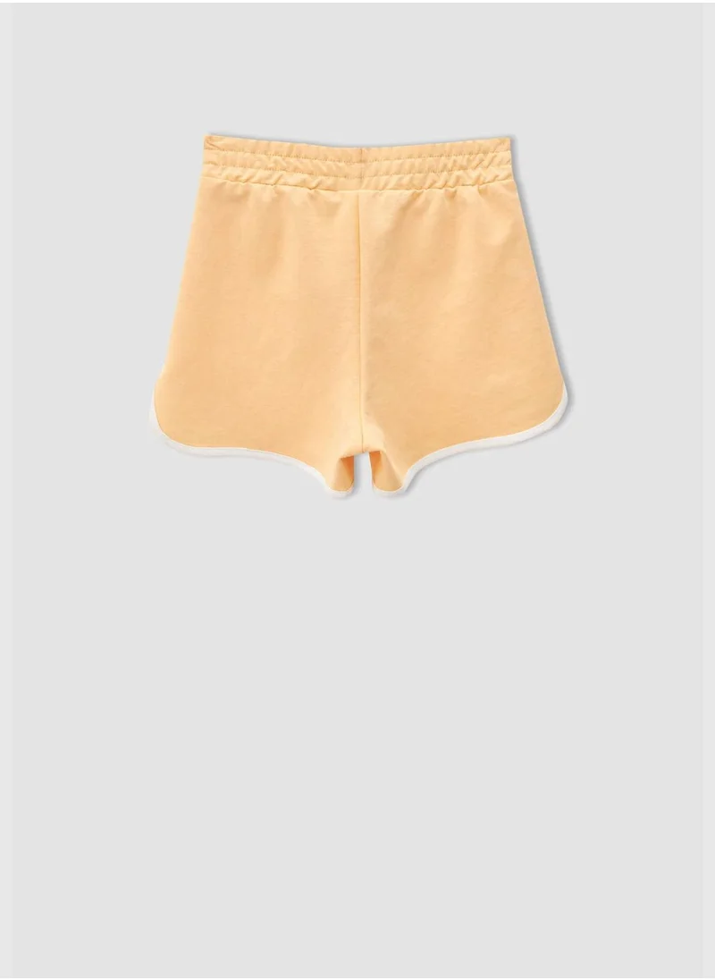 DeFacto Printed Shirred Waist Shorts