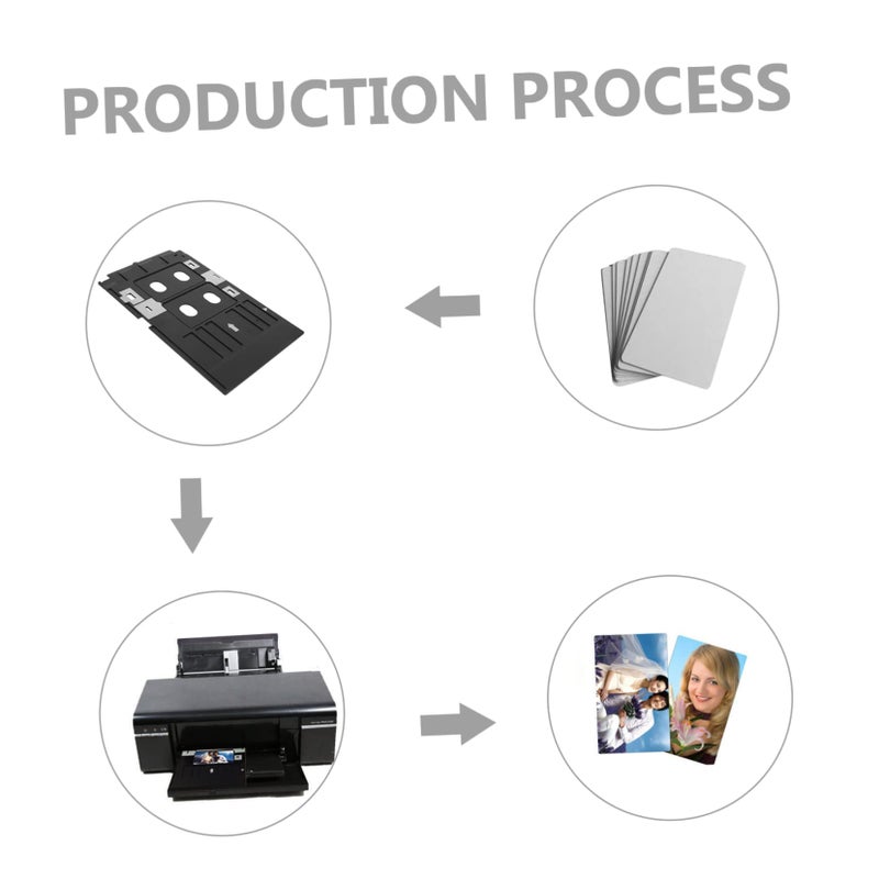 حامل بطاقات PVC لطابعات بطاقات الهوية ملحق طابعة مكتبية منزلية متين - Image 4