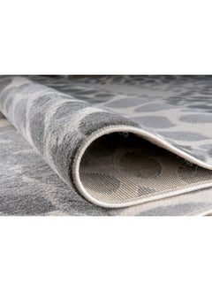 Rugshop Rugshop Modern Floral Circles Design for Living Room,Bedroom,Home Office,Kitchen Non Shedding Area Rug 3'1" x 5' Gray  - Image 4