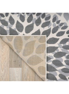 Rugshop Rugshop Modern Floral Circles Design for Living Room,Bedroom,Home Office,Kitchen Non Shedding Area Rug 3'1" x 5' Gray  - Image 5