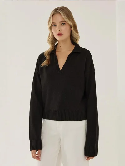 هيكاب كنزة بولو محبوكة