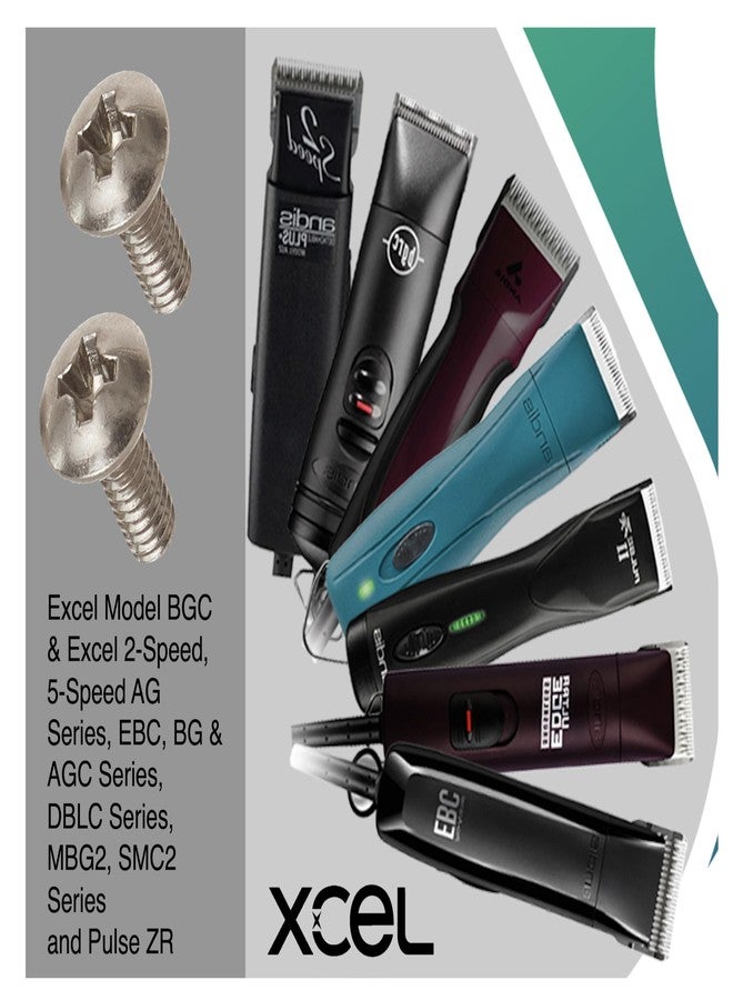 Xcel Blade Drive Screws Compatible for All Andis Models (Set of 2) - Image 2