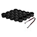 AOIT 20PCS 17mm Lug Nut Covers for Wheel Lug Nuts Universal Wheel Nut Covers Locking Lug Bolt Caps for Au di A3 A4 A5 S5 for Volkswagen VW Passat Tiguan Hex Nuts on Car Rims with Removal Tool Black - Image 2