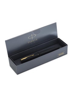 PARKER Frontier Matte Black Gold Trim Fountain Pen | Perfect For Professional Use | Elite Pen For Corporate Purposes  - Image 1