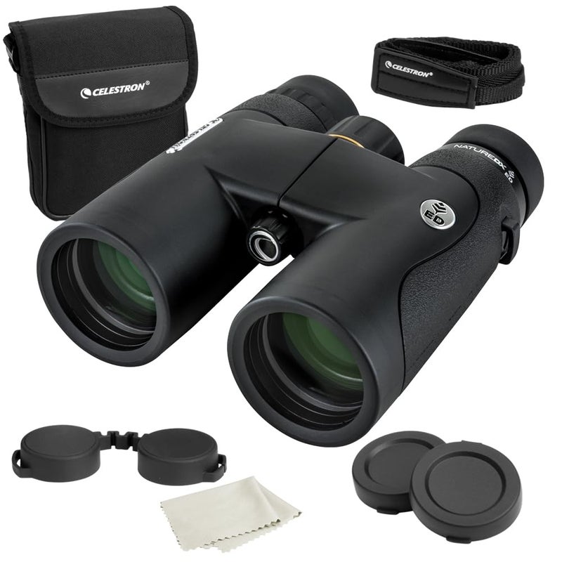 سلسترون مناظير سيليسترون 72332 Nature DX ED 8x42 للاستخدام الخارجي والطيور مع عدسات موضوعية منخفضة التشتت للغاية، متعددة المغلفة بالكامل بمنشورات BaK-4، مدرعة مطاطية، ضباب ومقاومة للماء - Image 1