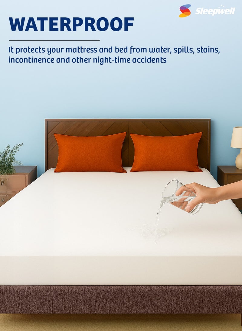 سليب ويل حامي Armor Plus | حامي المراتب | حامي مرتبة قطن ممتاز مقاوم للماء | تنفس | مضاد للحساسية - Image 4