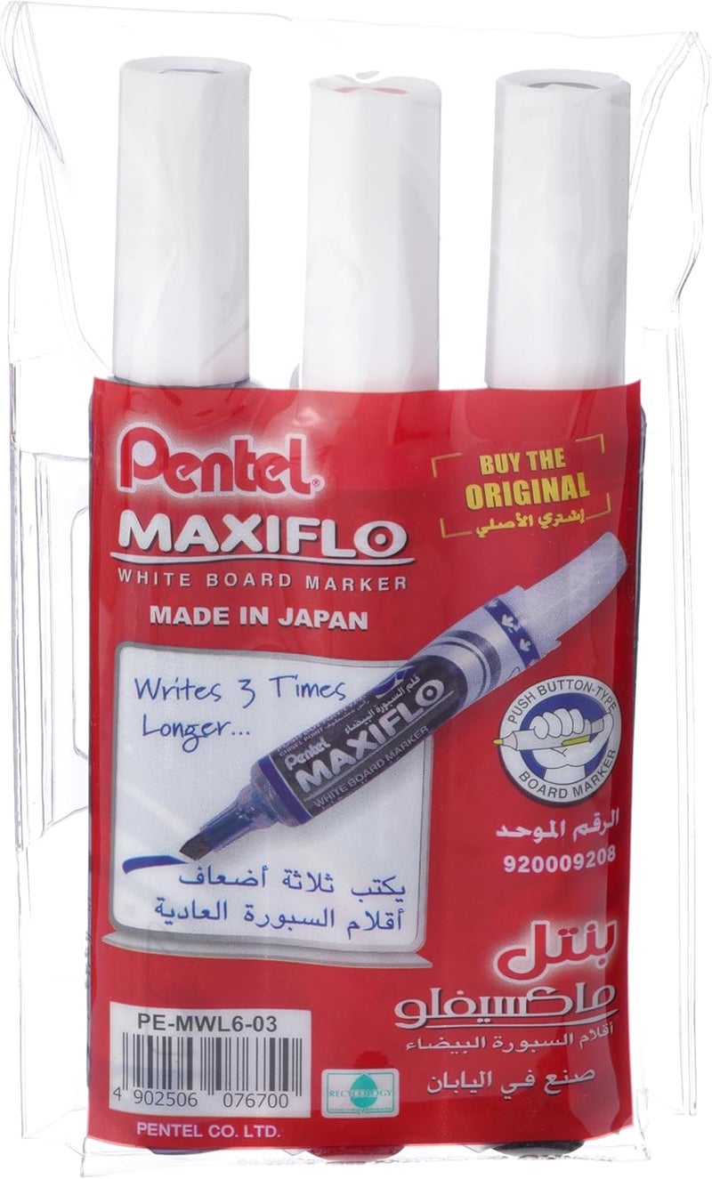 بنتل Maxiflo Wb Marker Chl Wlt=3Pc - Image 3
