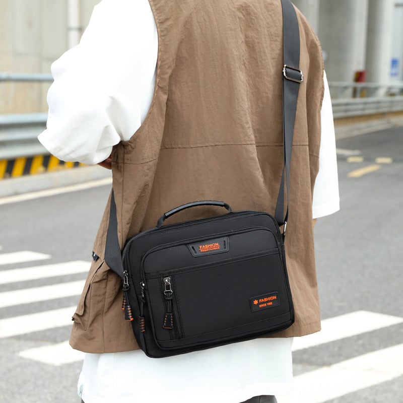 Men'S Bag Oxford Cloth Shoulder Bag Middle-Aged Men'S Bag Dad Crossbody Bag Business Casual Men'S Bag Horizontal Backpack - Image 5