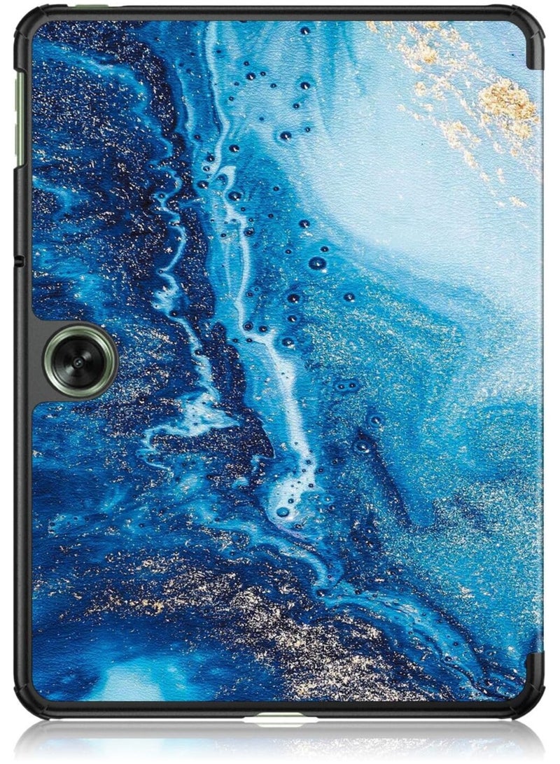 عام Tablet Case Compatible with Oppo Pad Neo 11.4 inch 2024 Case Tri-Fold Smart Case,Hard PC Back Shell Slim Case Multi-Viewing Angles Stand with Auto Wake Sleep Pad Case