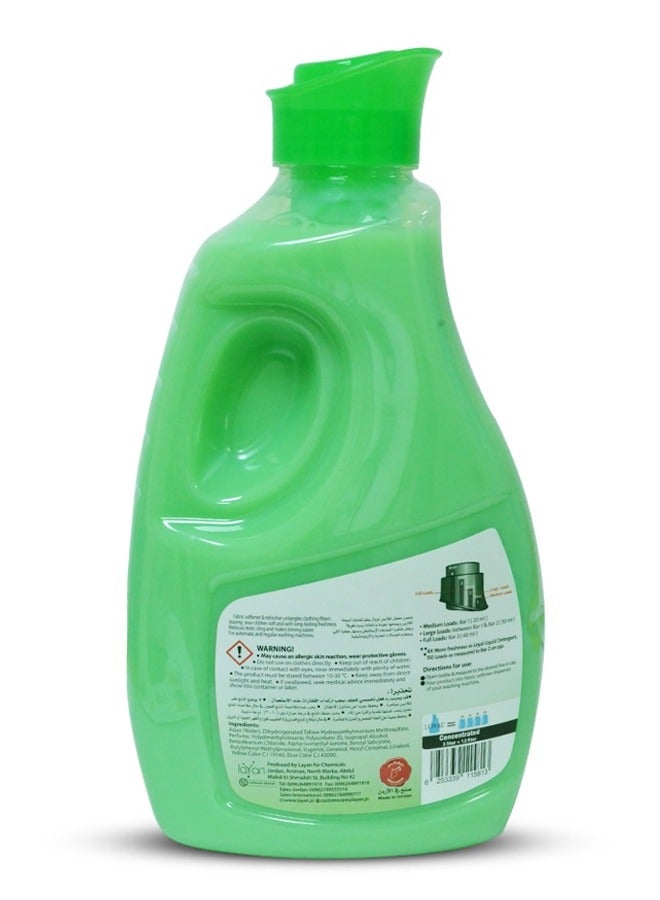loyal Fabric Softener Freshener Concentrated Green Valley 3x3000ml  - Image 2