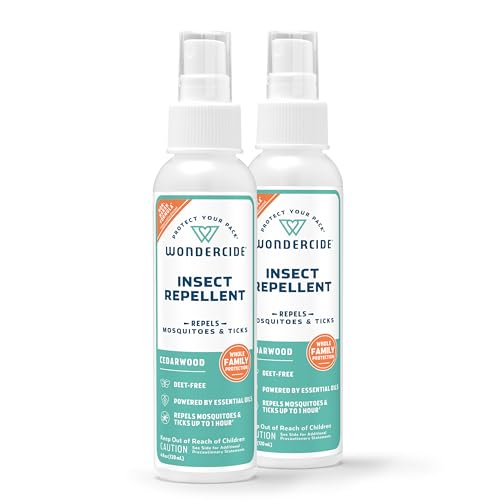Wondercide - Mosquito, Tick, and Insect Repellent with Natural Essential Oils - DEET-Free Bug Spray and Killer - Safe for Family - Cedarwood 2-Pack of 4 oz Bottle - Image 2