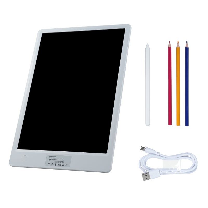 2-in-1 Drawing and Copy Board Rechargeable LED Light Box Tracer Tracing Light Tray and LCD Writing Board eBook Writing & Drawing Board Doodle Board Handwriting Paper Drawing Board - Image 1