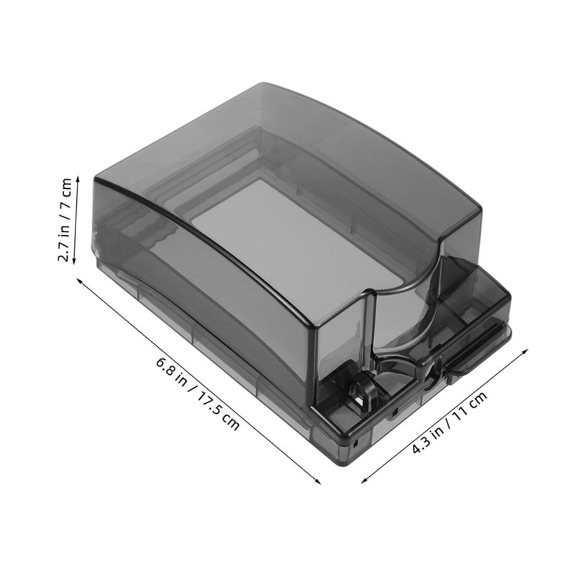 غطاء مخرج أسود أغطية مقابس تصميم مقاوم للتسرب لوحة حائط فاصل كهرباء للمركبات الترفيهية - Image 3