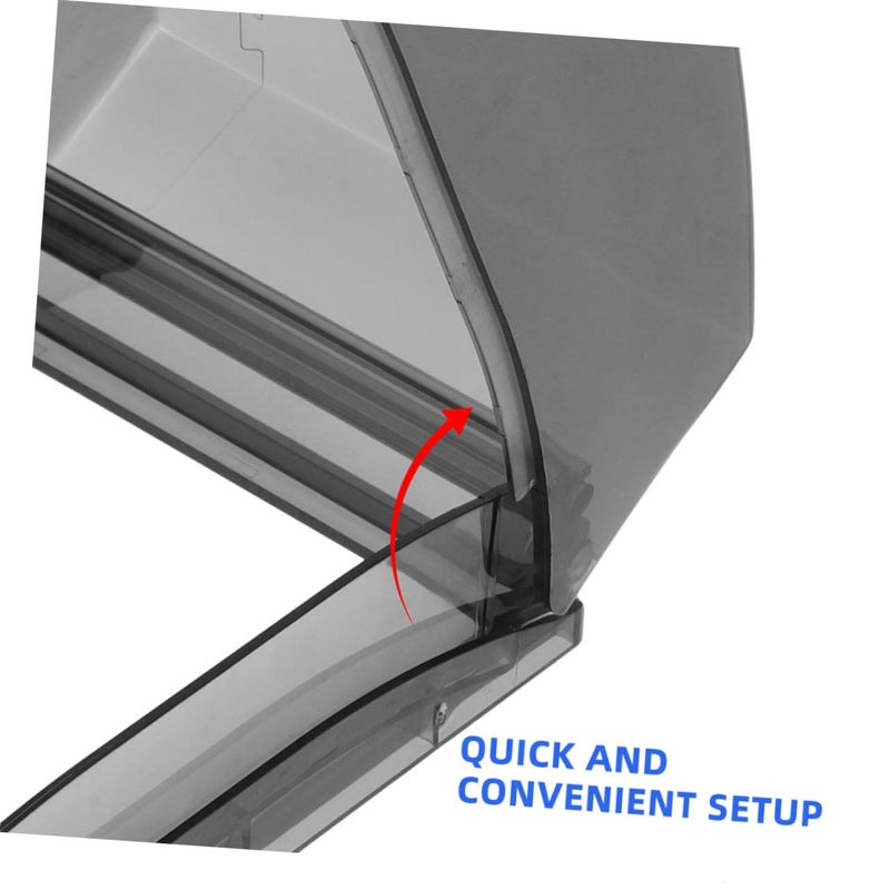 غطاء مخرج أسود أغطية مقابس تصميم مقاوم للتسرب لوحة حائط فاصل كهرباء للمركبات الترفيهية - Image 4