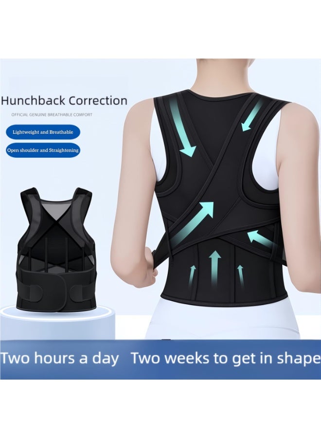 Posture Corrector Back Brace – Adjustable Full Back Support & Straightener – Medium Waist 33″–40″ – Comfortable Daily Use - Image 5