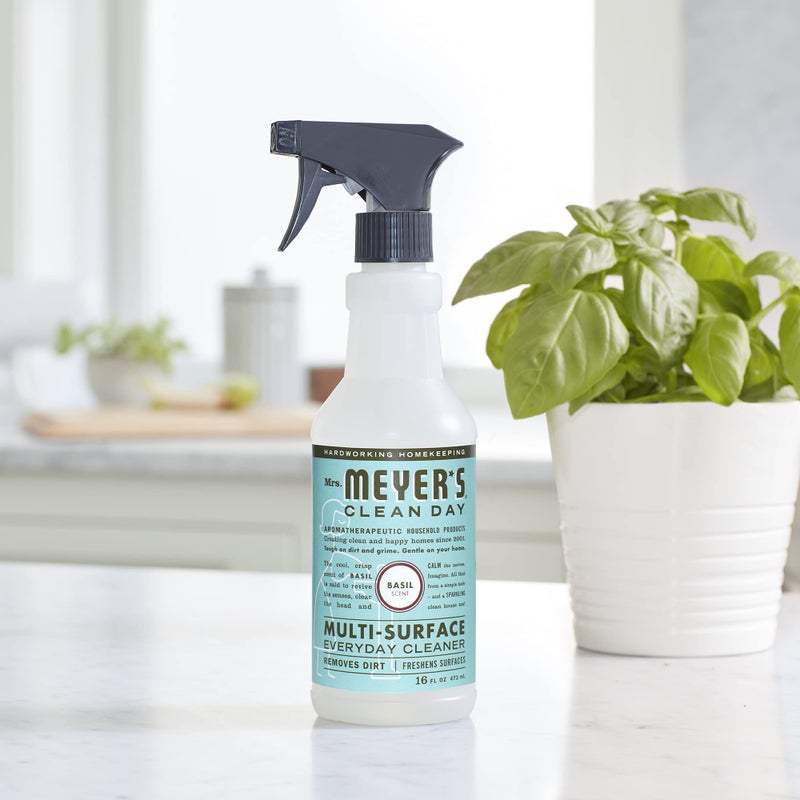 MRS. MEYER'S CLEAN DAY All-Purpose Cleaner Spray, Basil, 16 fl. oz - Image 5