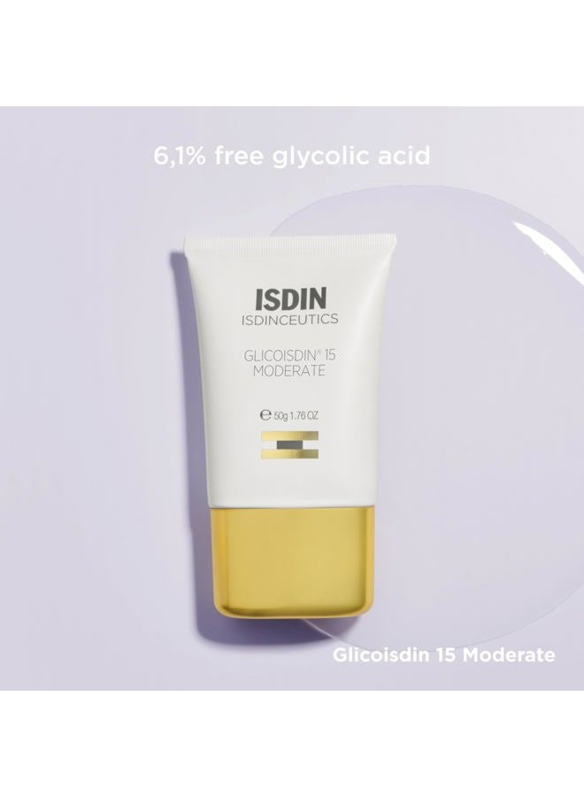 ISDIN جليكواسدين 15 معتدل - جل مقشر للوجه مع حمض الجليكوليك - 1.76 أونصة - Image 5