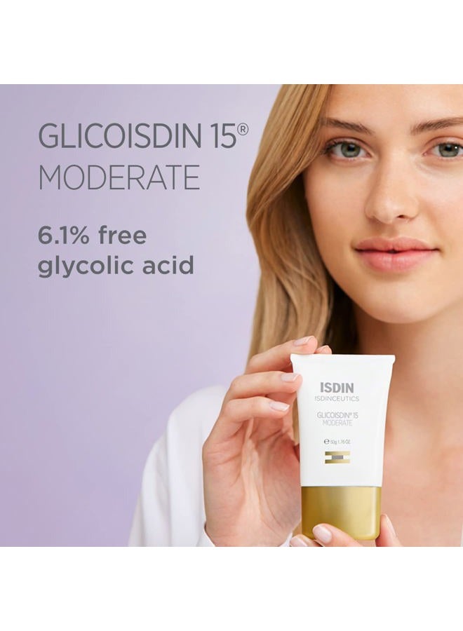 ISDIN جليكواسدين 15 معتدل - جل مقشر للوجه مع حمض الجليكوليك - 1.76 أونصة - Image 4