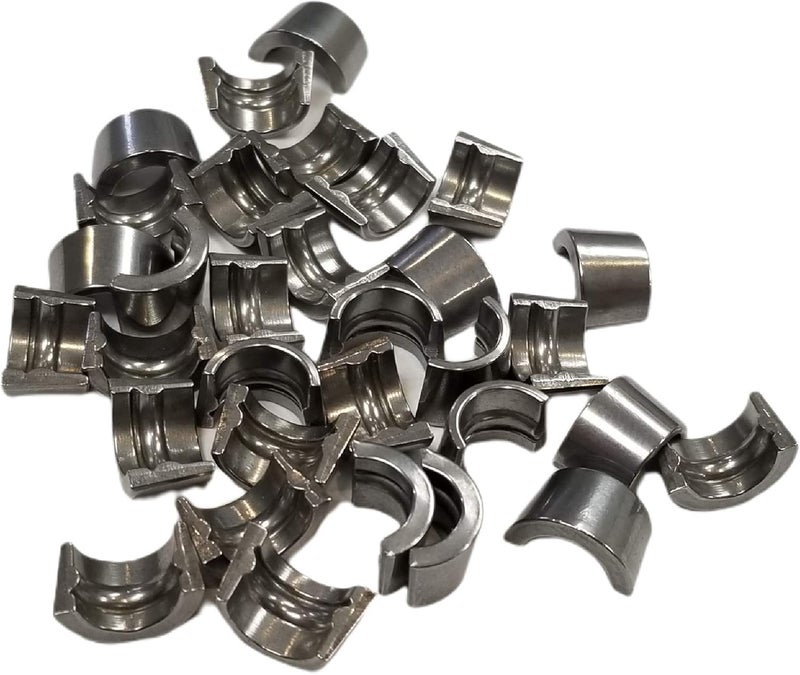 Z Whip LS LT Valve Lock Keepers 8MM 7 Degree Single Groove Set of 32 for LS/LT Series V8 Engines - Image 1