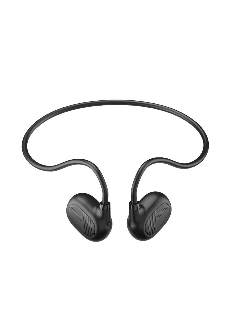 GULFLINK Sports Wireless MP3 Player Neckband Headphone Headset Stereo Waterproof Bluetooth Air Conduction Headphone Black - Image 4