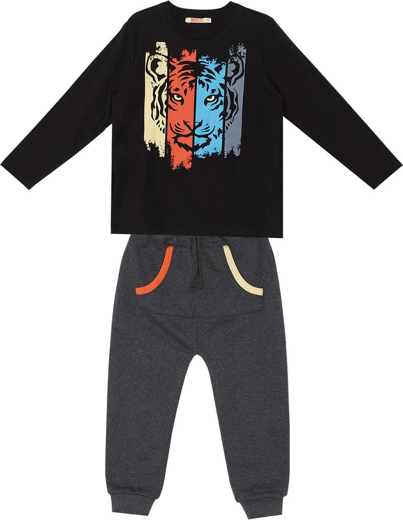 Mshb&G Kaplan Boy T-Shirt Trousers Set  - Image 3