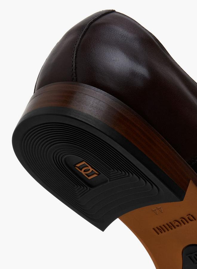 DUCHINI Men Leather Monk Shoes - Image 5