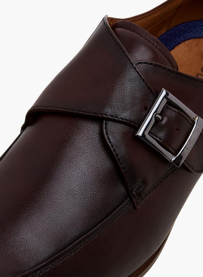 DUCHINI Men Leather Monk Shoes - Image 4