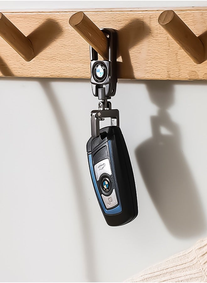 Luxury Metal BMW Keychain in Gunmetal Colour Stylish Car Key Holder with Strong Lock Simple Design and Durable Build Comes with a Premium Gift Box making it a stylish and useful gift - pzsku/ZFBC1D7C09B86E85F1E0BZ/45/_/1733768334/564898e5-4152-43d2-8af5-9ce322bee309