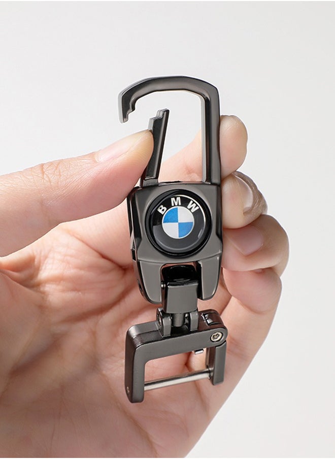 Luxury Metal BMW Keychain in Gunmetal Colour Stylish Car Key Holder with Strong Lock Simple Design and Durable Build Comes with a Premium Gift Box making it a stylish and useful gift - pzsku/ZFBC1D7C09B86E85F1E0BZ/45/_/1733768395/6538228a-f769-441d-a3e7-7d6ec1a4cad6