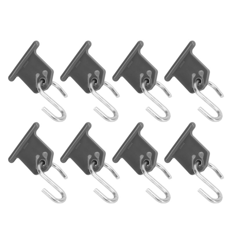 8 Pack RV Awning Hook S Shaped RV Party Awning Light Holder Support for Party Camping Tent - Image 2