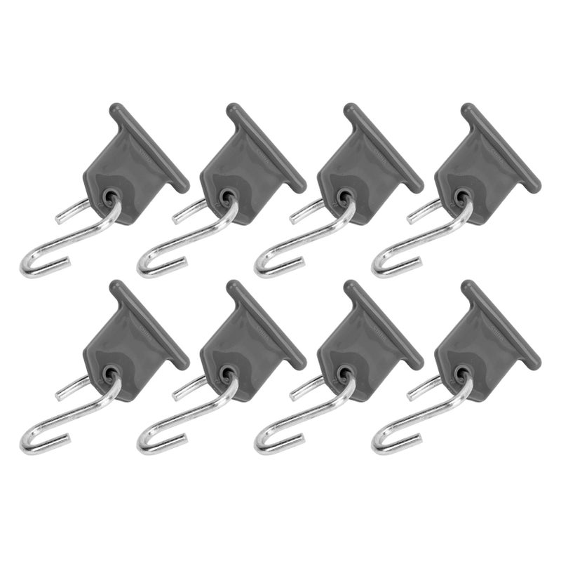 8 Pack RV Awning Hook S Shaped RV Party Awning Light Holder Support for Party Camping Tent - Image 3