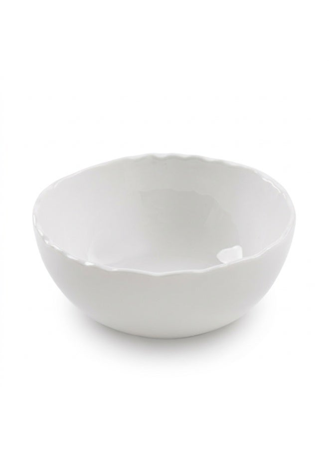 Ariane Premium Fine Porcelain Non-Stackable Bowl Erosion Ivory White - Image 1