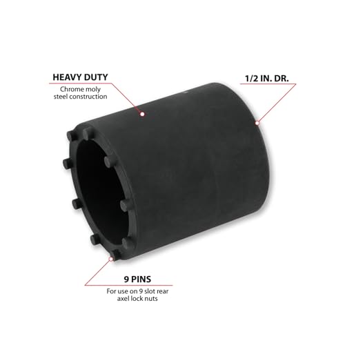 Performance Tool W83006 Axle Nut Socket (1/2-Inch Drive 9 Lug GM) - Image 3