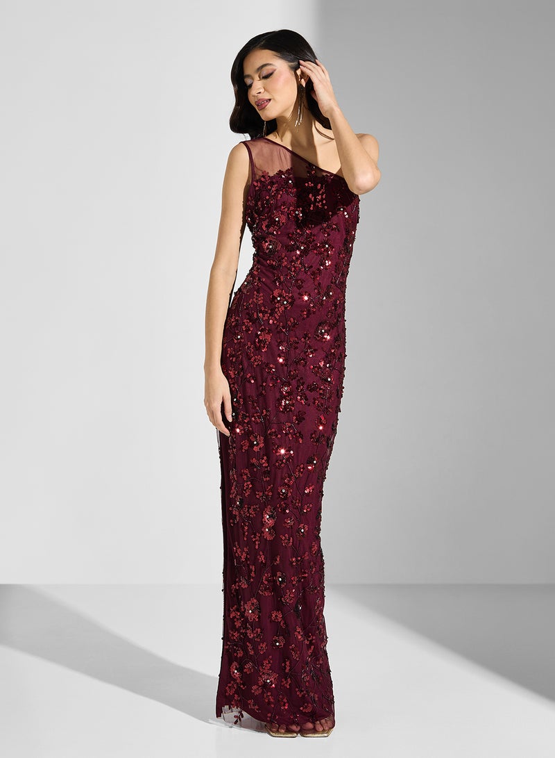 Namshi x Sequin Evening Dress - Image 1